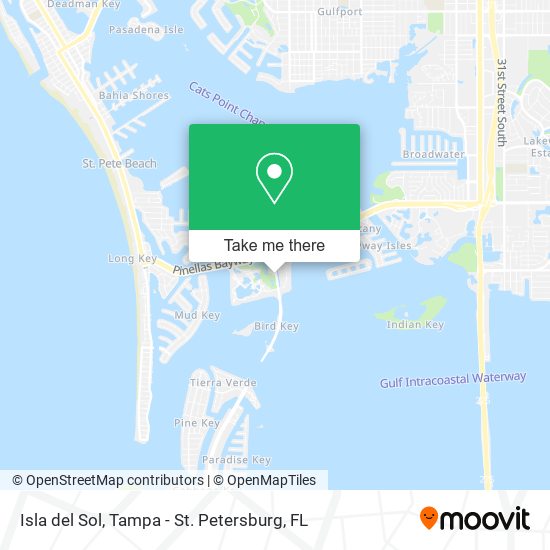 Isla del Sol map