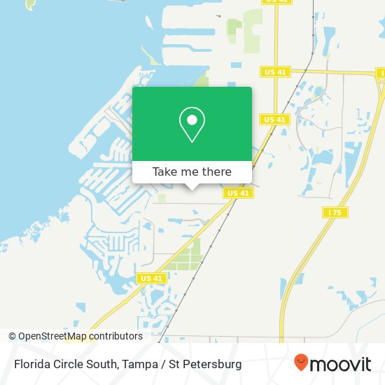 Mapa de Florida Circle South