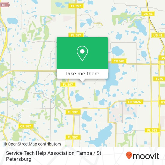 Service Tech Help Association map