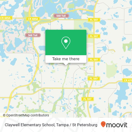 Claywell Elementary School map