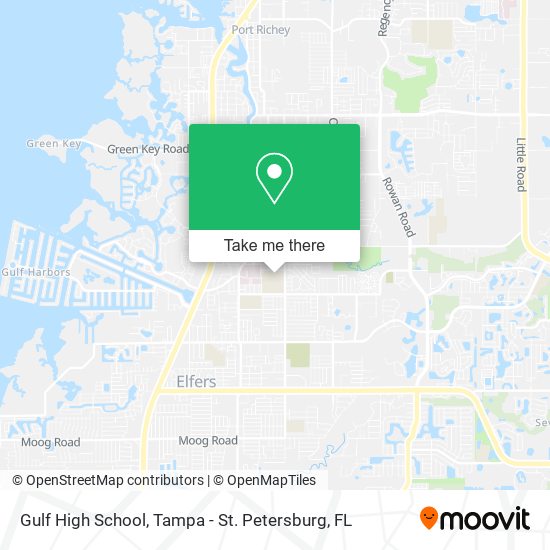Gulf High School map