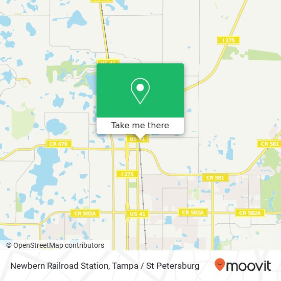 Newbern Railroad Station map