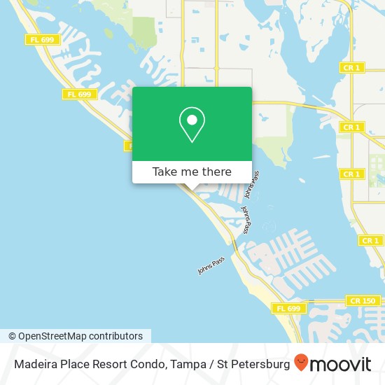 Madeira Place Resort Condo map