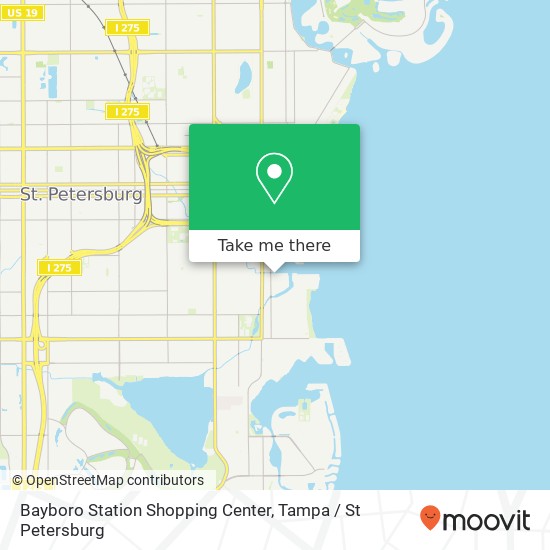 Bayboro Station Shopping Center map