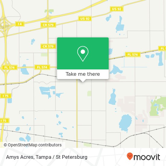 Amys Acres map