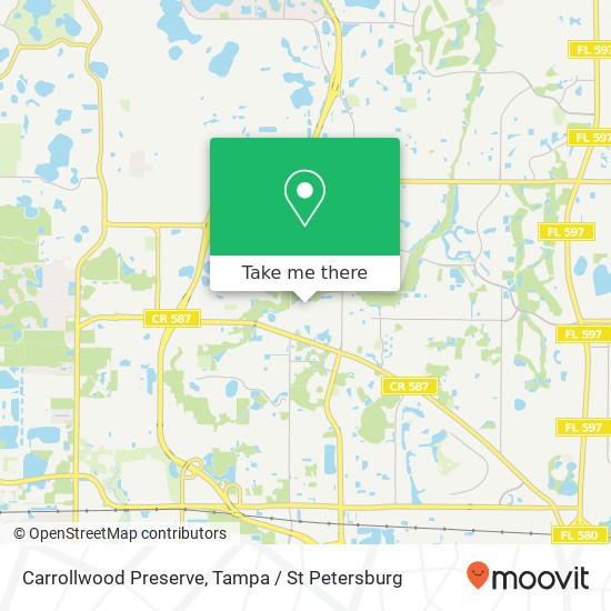 Mapa de Carrollwood Preserve