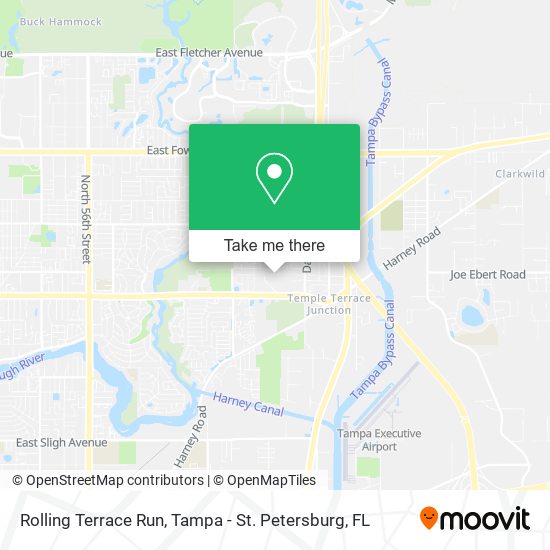 Rolling Terrace Run map