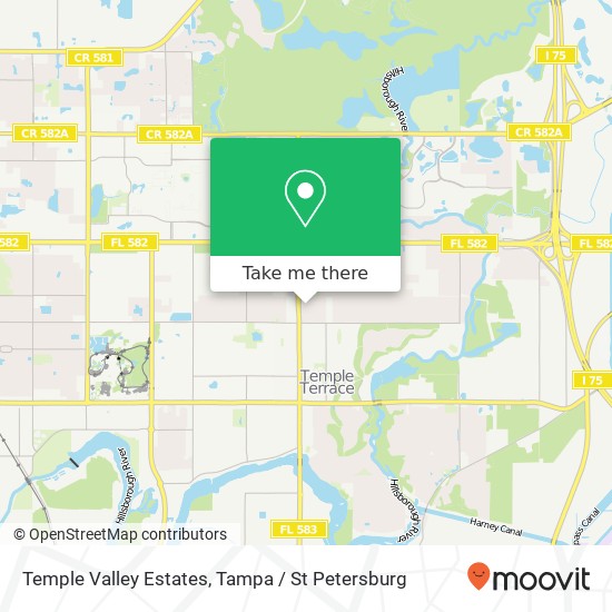 Temple Valley Estates map