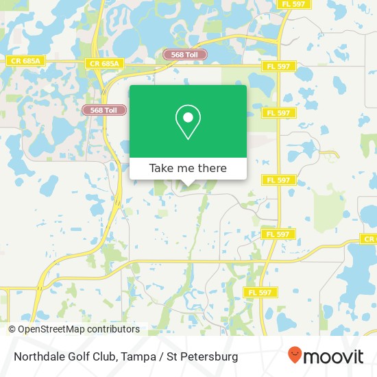 Northdale Golf Club map