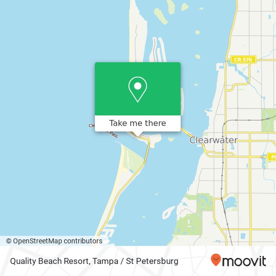 Mapa de Quality Beach Resort