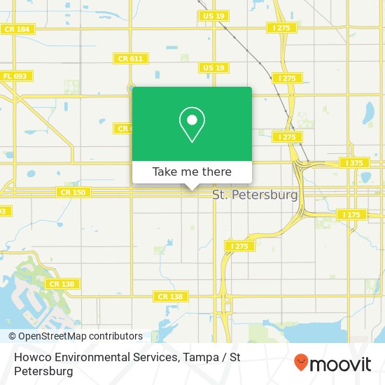 Mapa de Howco Environmental Services
