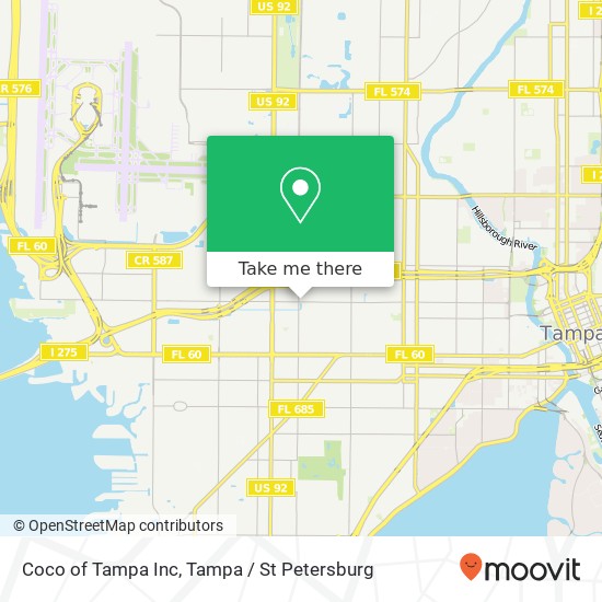 Coco of Tampa Inc map