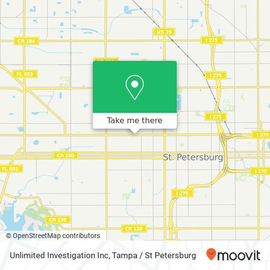 Unlimited Investigation Inc map