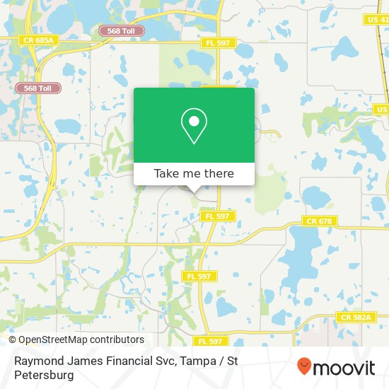 Raymond James Financial Svc map