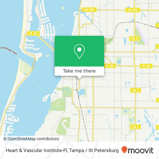 Mapa de Heart & Vascular Institute-Fl