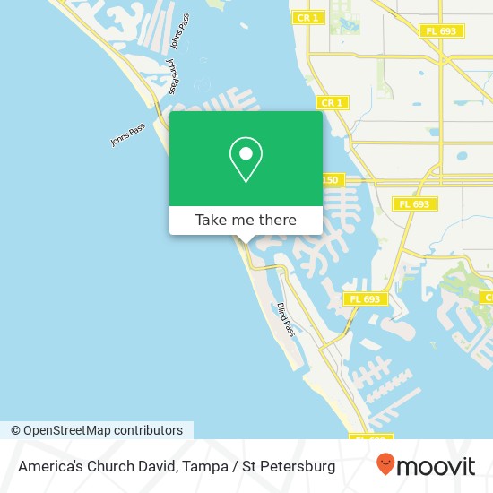 America's Church David map