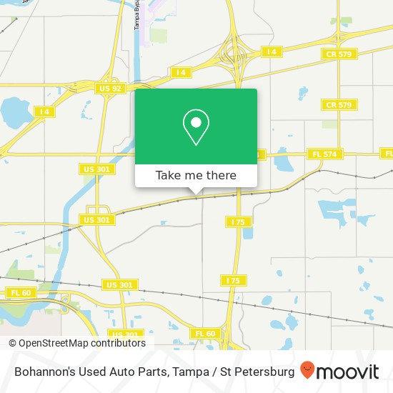 Mapa de Bohannon's Used Auto Parts