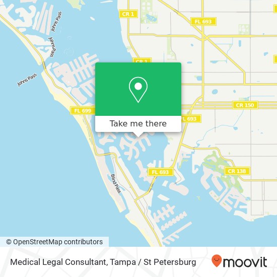 Medical Legal Consultant map