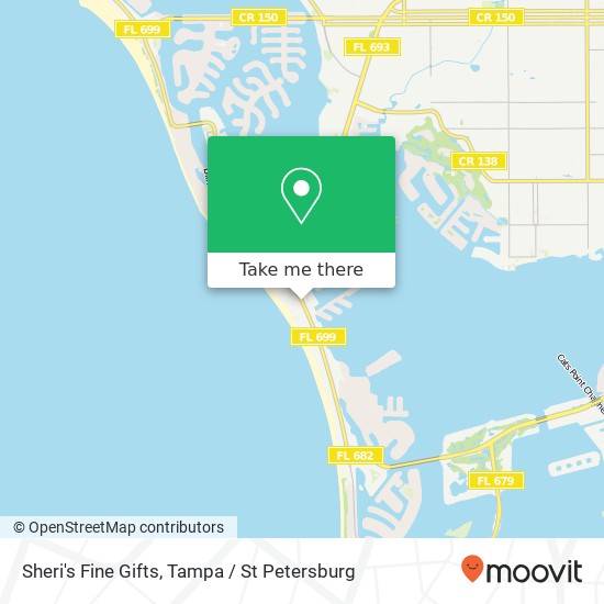 Sheri's Fine Gifts map