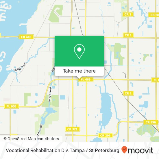 Mapa de Vocational Rehabilitation Div