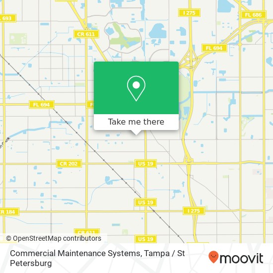 Mapa de Commercial Maintenance Systems