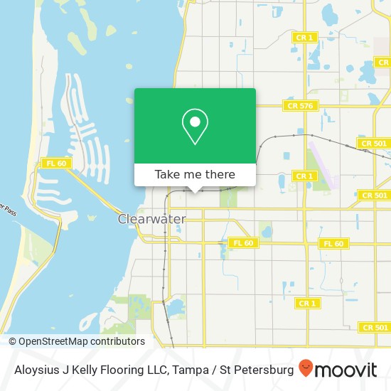 Mapa de Aloysius J Kelly Flooring LLC