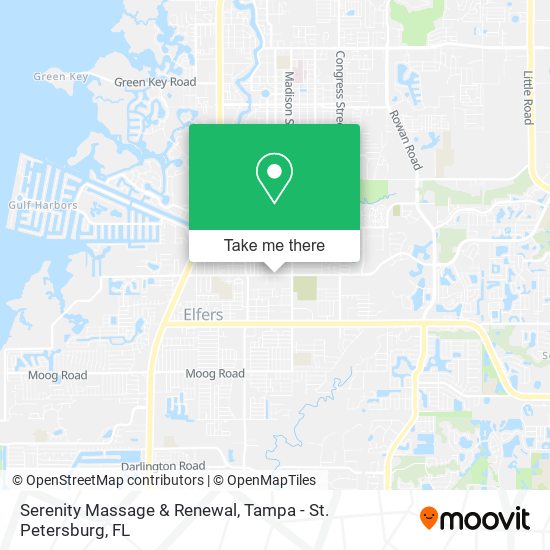 Serenity Massage & Renewal map