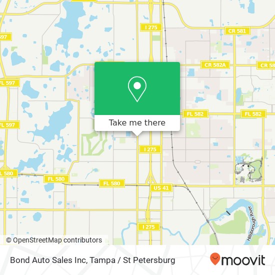 Mapa de Bond Auto Sales Inc