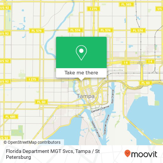 Florida Department MGT Svcs map