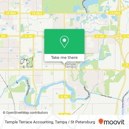 Temple Terrace Accounting map