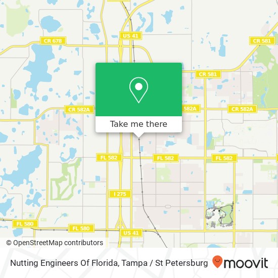 Nutting Engineers Of Florida map