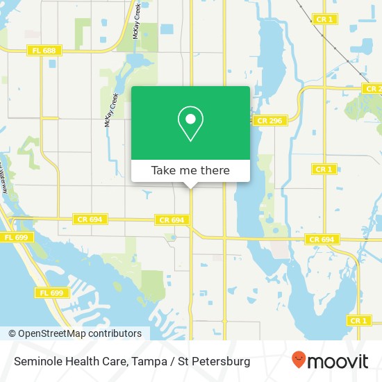 Mapa de Seminole Health Care