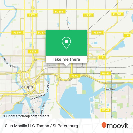 Club Manilla LLC map