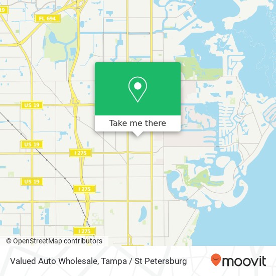 Valued Auto Wholesale map