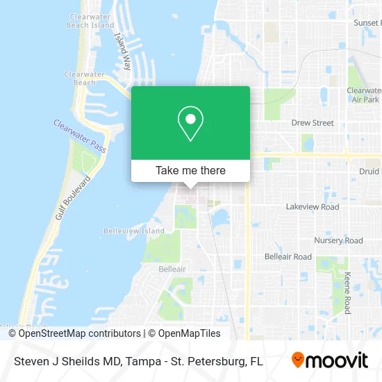 Steven J Sheilds MD map