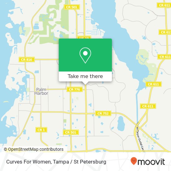 Curves For Women map