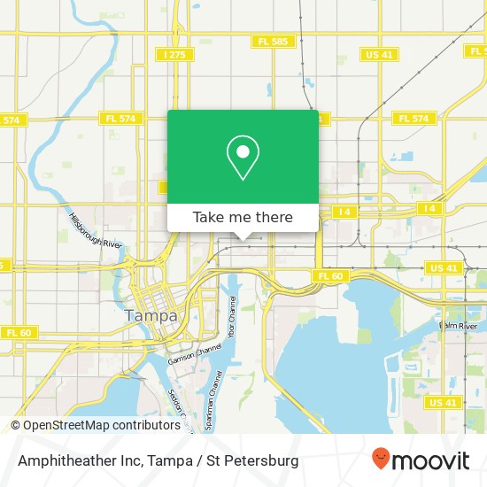 Amphitheather Inc map