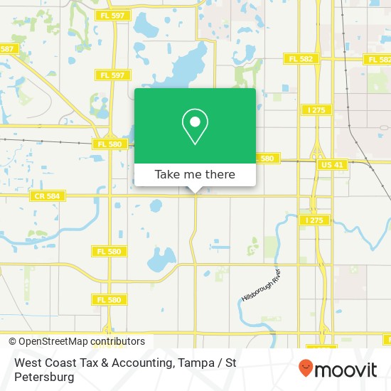 West Coast Tax & Accounting map