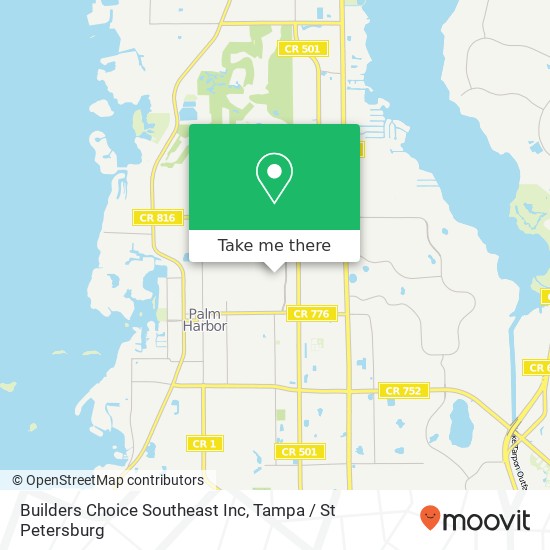 Mapa de Builders Choice Southeast Inc