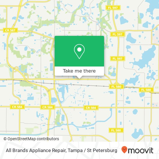 All Brands Appliance Repair map