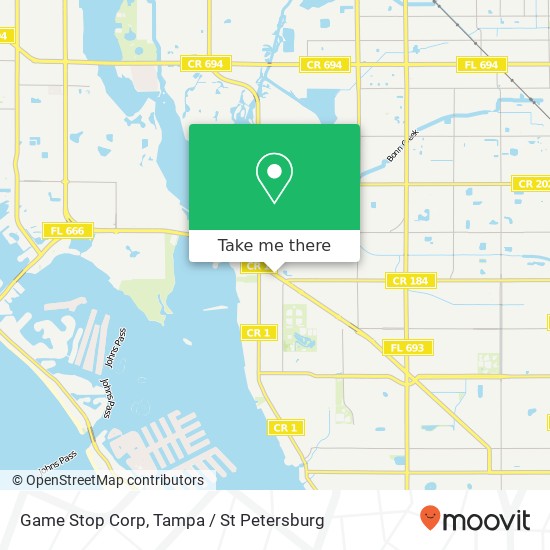 Game Stop Corp map