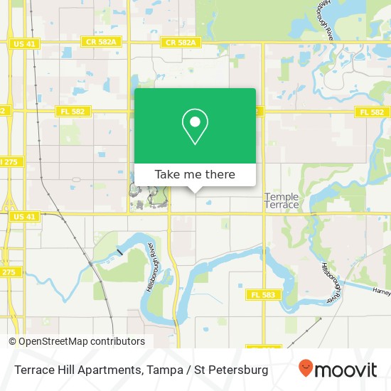 Terrace Hill Apartments map