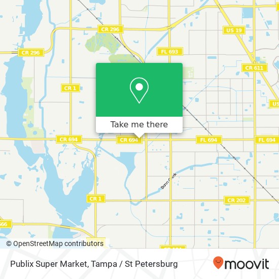 Publix Super Market map