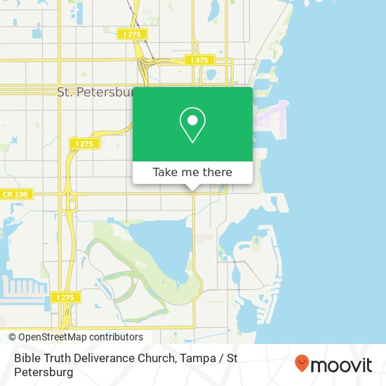 Mapa de Bible Truth Deliverance Church