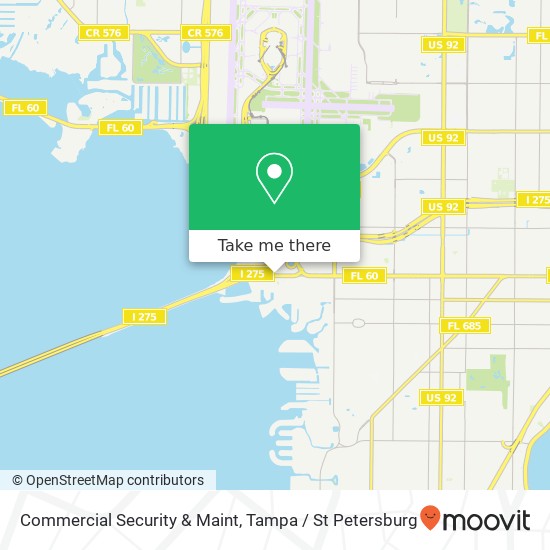 Commercial Security & Maint map