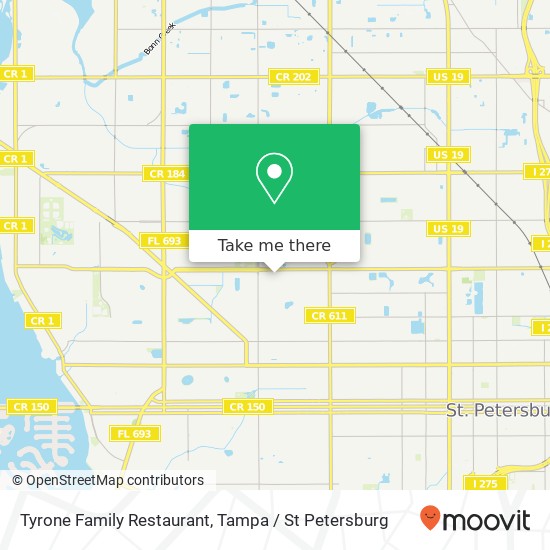 Tyrone Family Restaurant map