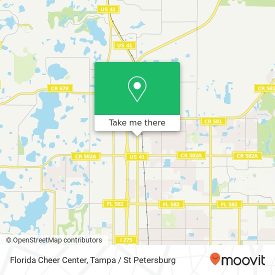 Florida Cheer Center map