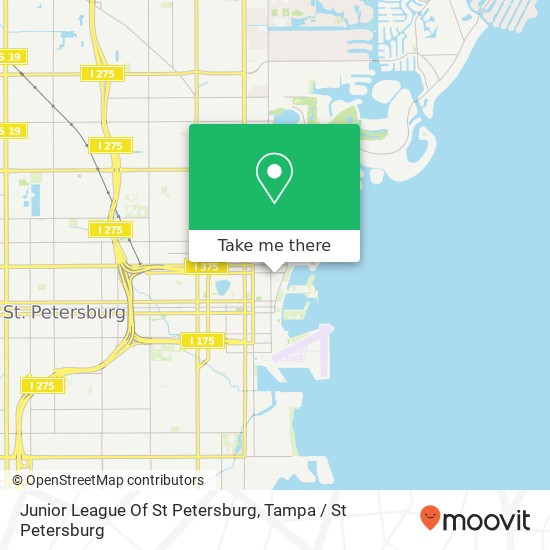 Junior League Of St Petersburg map