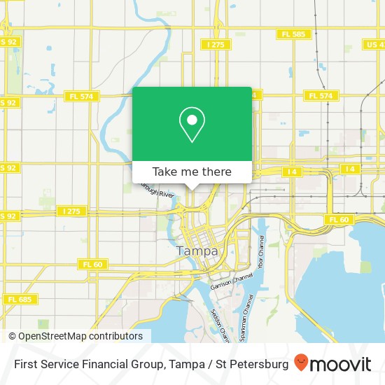 First Service Financial Group map