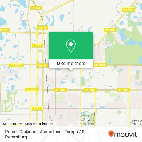 Parnell Dickinson Assoc Insur map